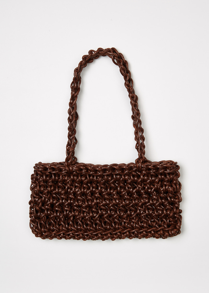 RECTANGLE BAG IN BROWN